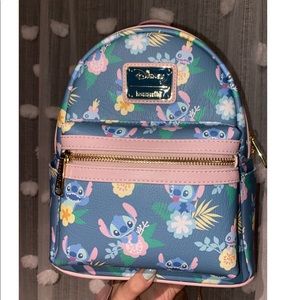 Disney Loungefly Mini Backpack- Stitch and Scrump